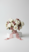 Dove White Luxe Rose Arrangement